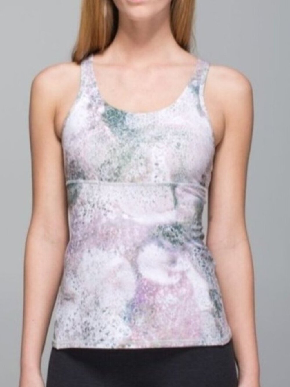 Lululemon Crossback Tank Top - Sugar Crush Multi